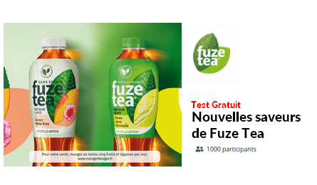 Test Gratuit Fuze Tea Nouvelles Saveurs Fuze Pêche Rose Sans Sucres et Citron Citronnelle