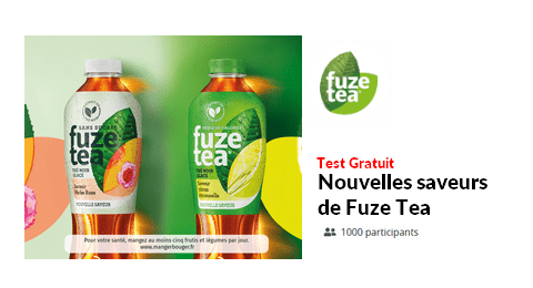Test Gratuit Fuze Tea Nouvelles Saveurs Fuze Pêche Rose Sans Sucres et Citron Citronnelle