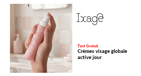 Test Gratuit Ixage : Crèmes visage globale active jour