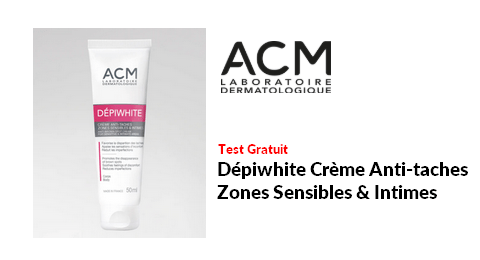 Test Gratuit Laboratoire Dermatologique ACM : Dépiwhite Crème Anti-taches