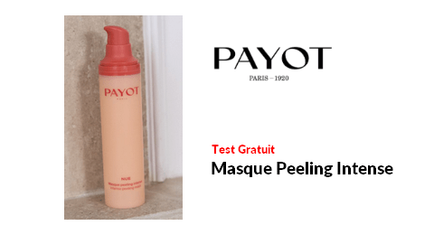 Test Gratuit Payot Paris : Masque Peeling Intense Payot Paris