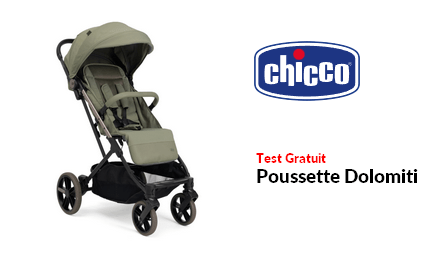 Test Gratuit Produit Chicco : Poussette Dolomiti Chicco