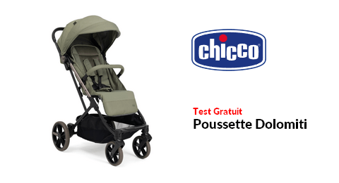 Test Gratuit Produit Chicco : Poussette Dolomiti Chicco