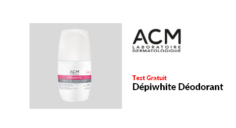 Test Produit ACM Laboratoire Dermatologique : Dépiwhite Déodorant
