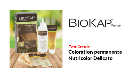Test Produit BioKap France : Kit Coloration permanente Nutricolor Delicato