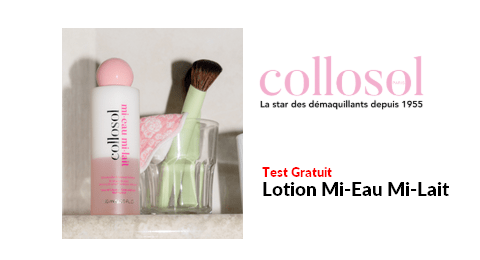 Test Produit Collosol Lotion Mi-Eau Mi-Lait