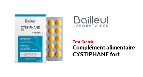 Test Produit Laboratoires Bailleul : Complément alimentaire Cystiphane fort