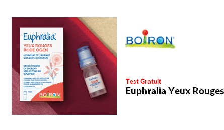 Test Produit Laboratoires Boiron Euphralia Yeux Rouges