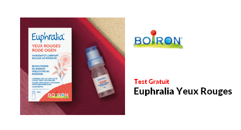 Test Produit Laboratoires Boiron : Euphralia Yeux Rouges