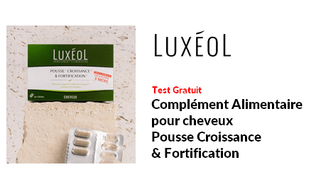 Test Produit Luxéol Complément Alimentaire pour Cheveux Pousse Croissance & Fortification