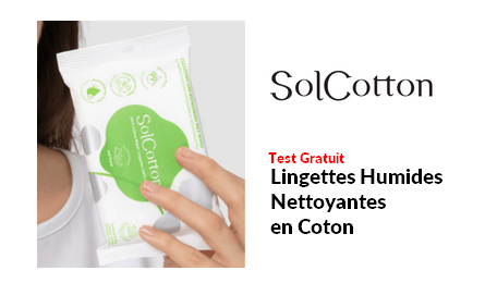 Test Produit SolCotton Ligettes Nettoyantes Humides en Coton