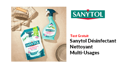Test Produits Sanytol Désinfectant Nettoyant Multi-Usages