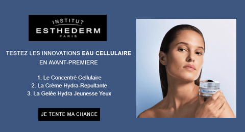 Testez en avant-première les innovations Eau Cellulaire Institut ESTHEDERM Paris