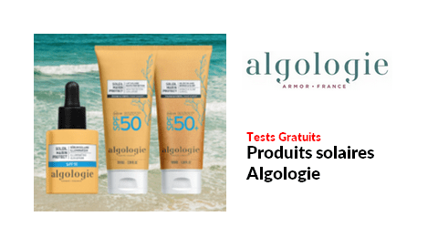 Tests Produits Algologie : Produits Solaires Algologie