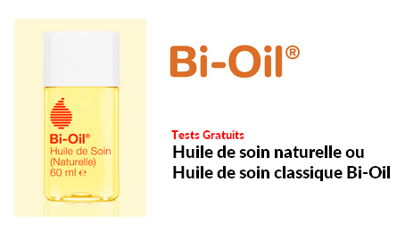 Tests Produits Bi-Oil Huiles de Soin Naturelle ou de Soin Classiqur Bi-Oil