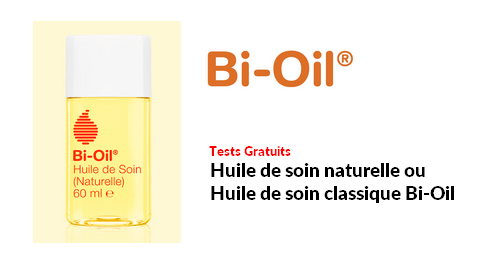 Tests Produits Bi-Oil Huiles de Soin Naturelle ou de Soin Classiqur Bi-Oil