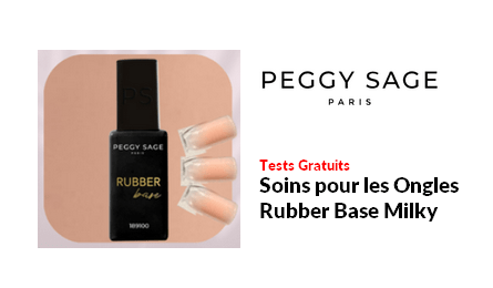 Tests Produits Peggy Sage Soins pour les Ongles Rubber Base Milky