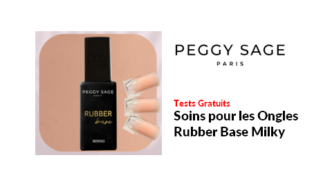 Tests Produits Peggy Sage : Soins pour les Ongles Rubber Base Milky