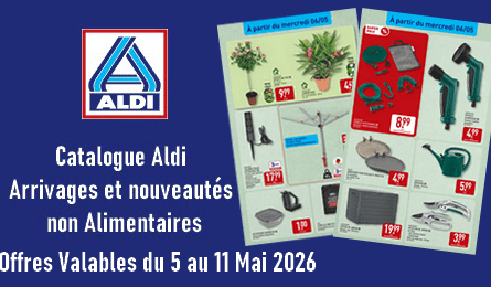 Aldi catalogue Valable du 5 au 11 mai 2026
