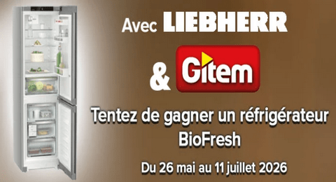 Concours BioFresh Liebherr GITEM 1 réfrigérateur combiné Liebherr à Gagner