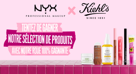 Grand Jeu L'Oréal Paris Une Sélection de Produits NYX et Kiehl's à Gagner