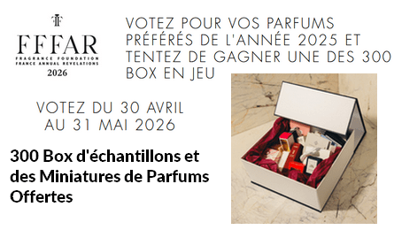 Élections des Meilleurs Parfums FFF 2026 : 300 Box d'échantillons de Parfums Offertes