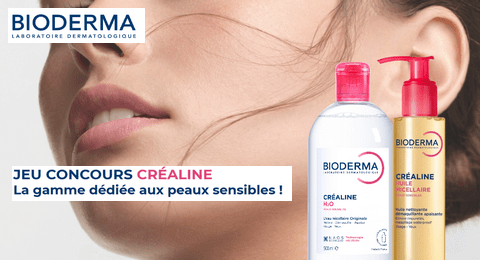 Jeu concours Bioderma Crealine 2 Produits de la Gamme Crealine à Gagner