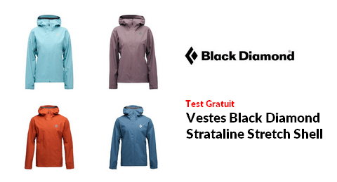 Test Produit Black Diamond Vestes Black Diamond Strataline Stretch Shell