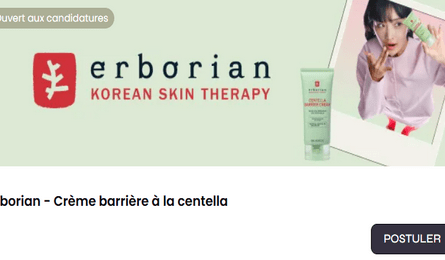 Test Produit Erborian Crème barrière à la centella