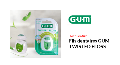 Test Produit GUM : Fils dentaires GUM TWISTED FLOSS
