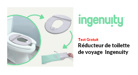 Test Produit Ingenuity : Réducteur de toilette de voyage