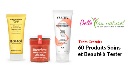 Tests Produits Belle au Naturel 60 Produits Soins et Beauté à Tester