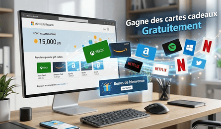 Bon Plan Gratuit : Microsoft Rewards Obtenez des Cartes Cadeaux Gratuitement