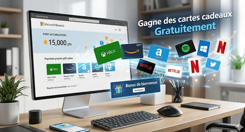 Bon Plan Gratuit : Microsoft Rewards Obtenez des Cartes Cadeaux Gratuitement