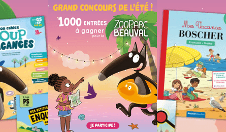 Concours AUZOU EDITIONS 1000 Entrées pour le ZooParc de Beauval à Gagner
