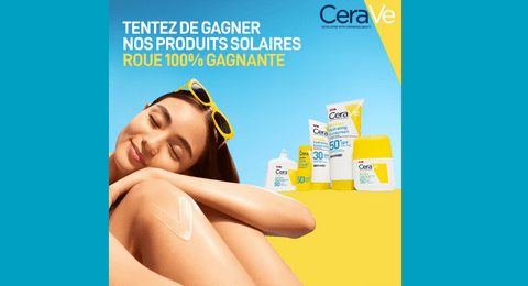 Grand Jeu CeraVe vos Produits Solaires CeraVe à Gagner