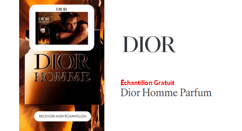 Échantillon Gratuit Nouveau Parfum Dior Homme Parfum