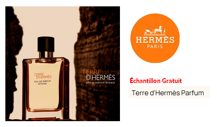 Échantillon Gratuit Terre d’Hermès Parfum ou Eau de Parfum - Hermès Paris