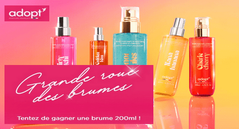 Jeu Adopt Parfums Grande Roue des Brumes 23 Brumes Parfumées aux choix à Gagner