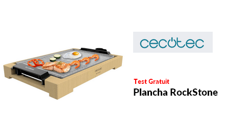 Test Produit Cecetec Plancha RockStone