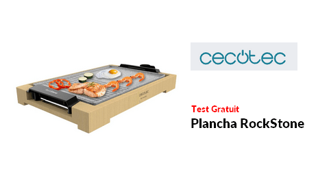 Test Produit Cecotec : Plancha RockStone