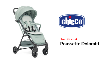 Test Produit Chicco Poussette Taormina Dolomiti