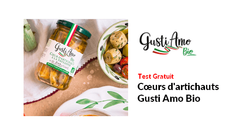 Test Produit Gusti Amo Bio : Cœurs d&rsquo;artichauts Gusti Amo Bio