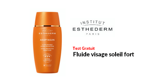 Test Produit Institut Esthederm : Fluide visage soleil fort