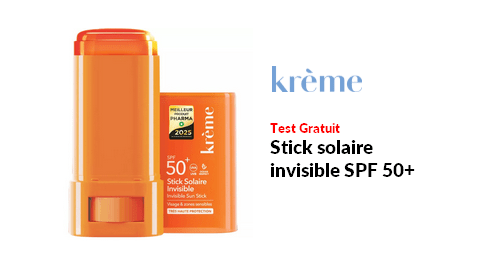 Test Produit Krème : Stick solaire invisible SPF 50+