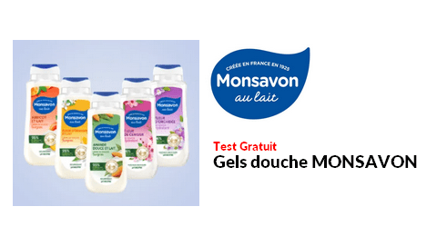 Test Produit MONSAVON : Gels douche MONSAVON