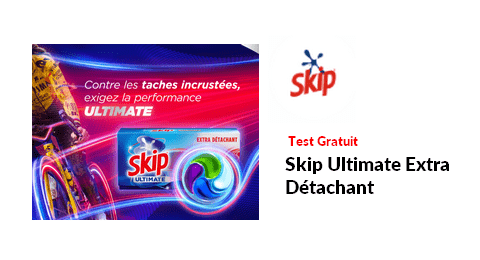 Test Produit Skip : Lessive Skip Ultimate Extra Détachant