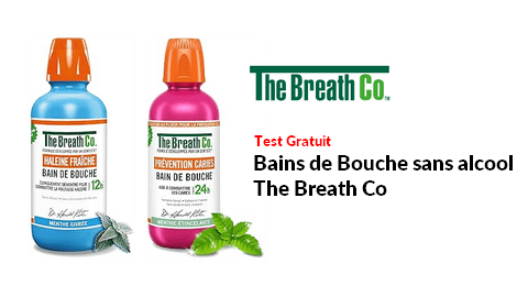 Test Produit The Breath Co : Bains de Bouche sans alcool The Breath Co