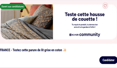 Tests Produits Kiabi : Parures de lit Grise et Beige Kiabi Home