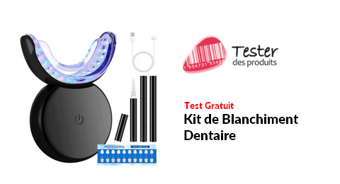 Tester des Produits Kit de blanchiment dentaire
